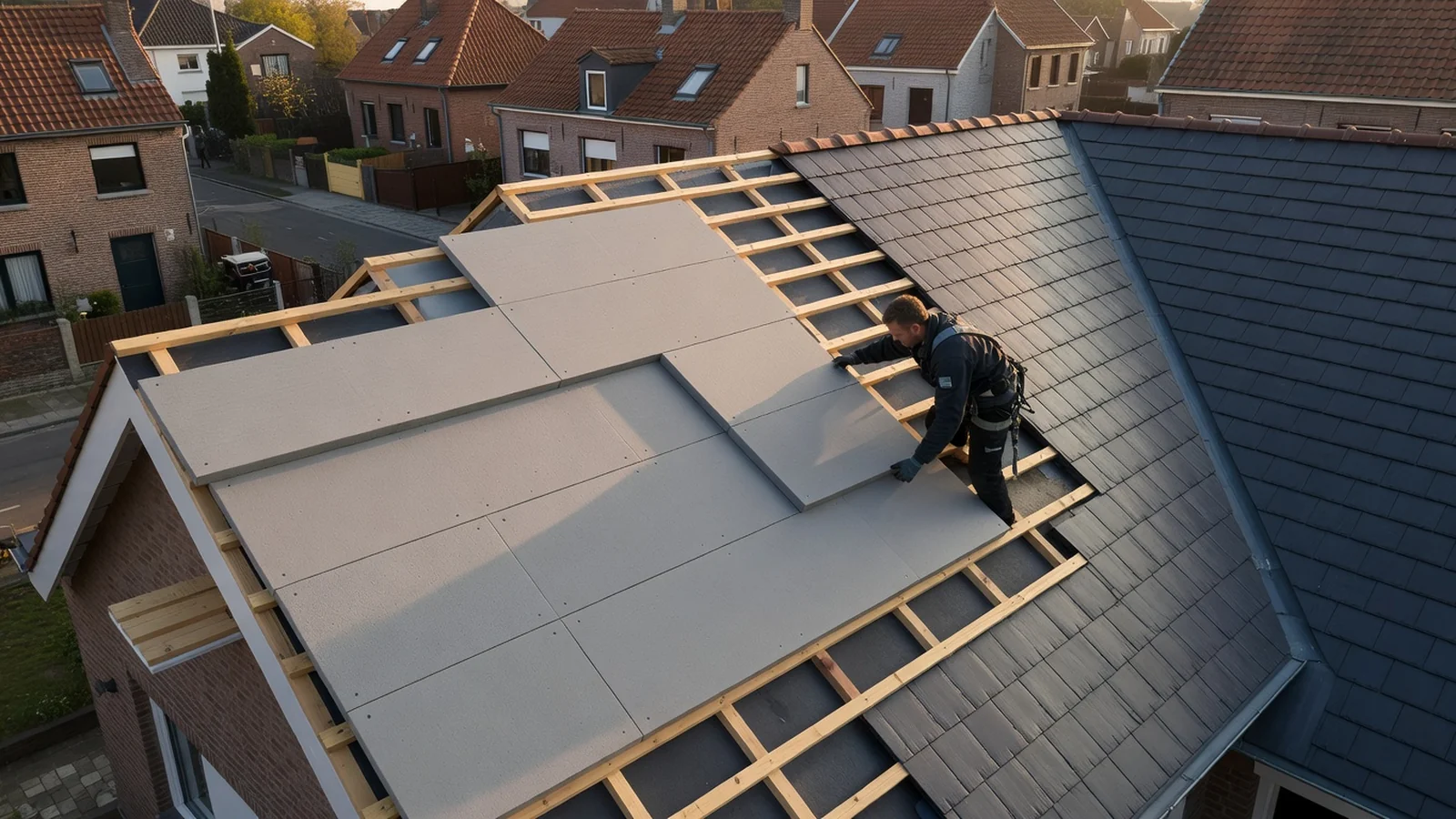 Isolation toiture en Belgique 2026 : prix 20-50 €/m² et primes