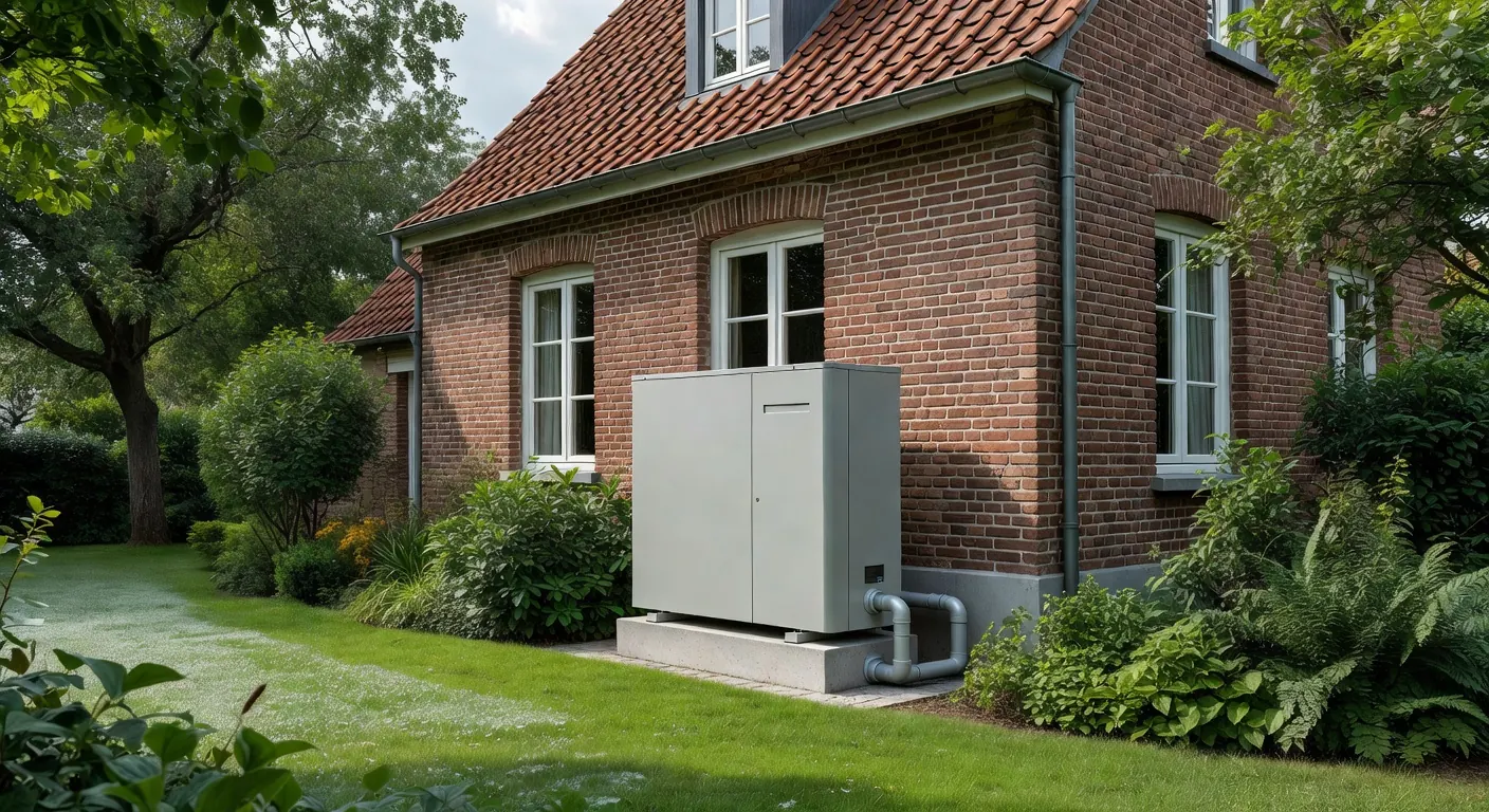 Pompe à chaleur intégrée dans une maison connectée en 2026