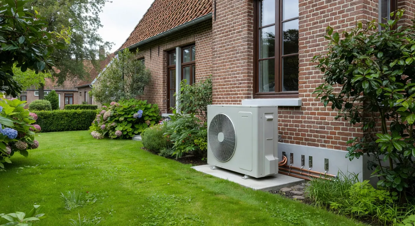 Schéma illustrant le fonctionnement et l'installation d'une pompe à chaleur